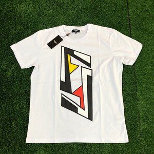 Fendi White Short Sleeve T-Shirt